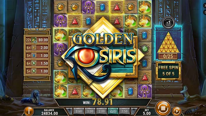 Golden osiris casino bonus